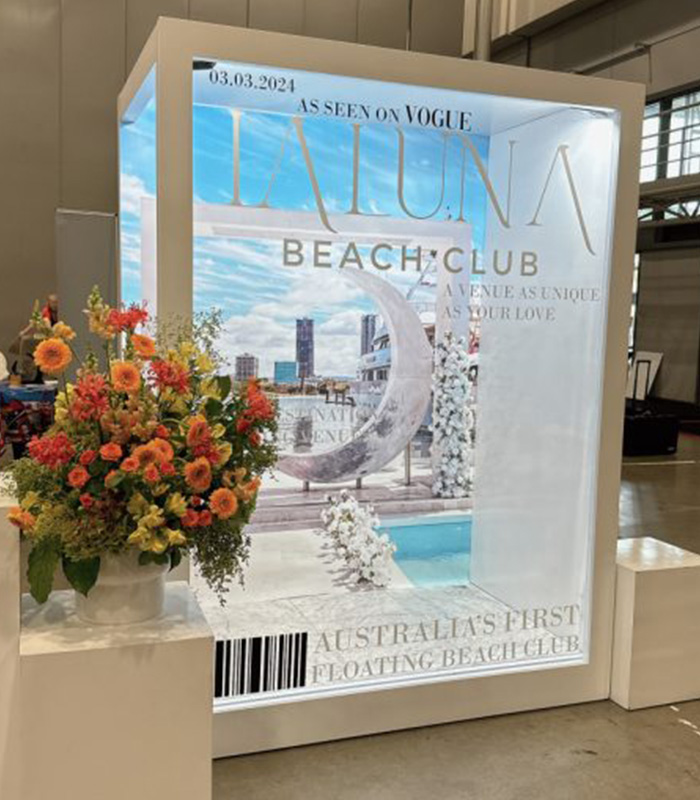 Branded Magazine Booth